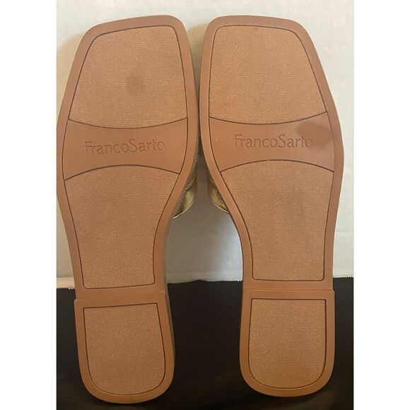 Franco Sarto Milada Gold and Silver Sandals with Metallic Finish WMS S 8.5 M NEW - Picture 7 of 10